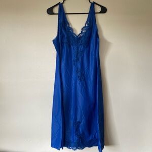 Vintage Blue Slip Dress